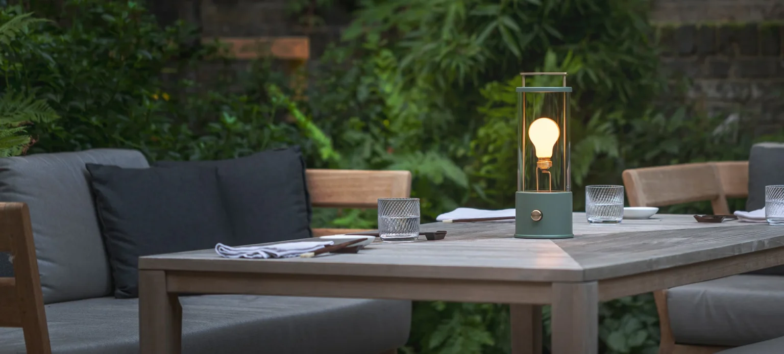 Lampe extérieur sans fil rechargeable The Muse Tala - Idée éclairage terrasse